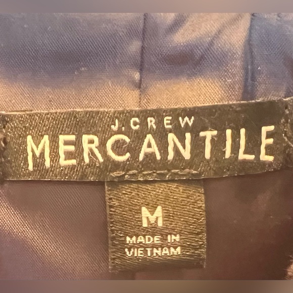 J Crew Mercantile Navy blue Velvet Bomber Jacket - Picture 3 of 3